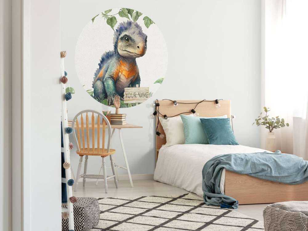 Bébé ankylosaure dans la jungle