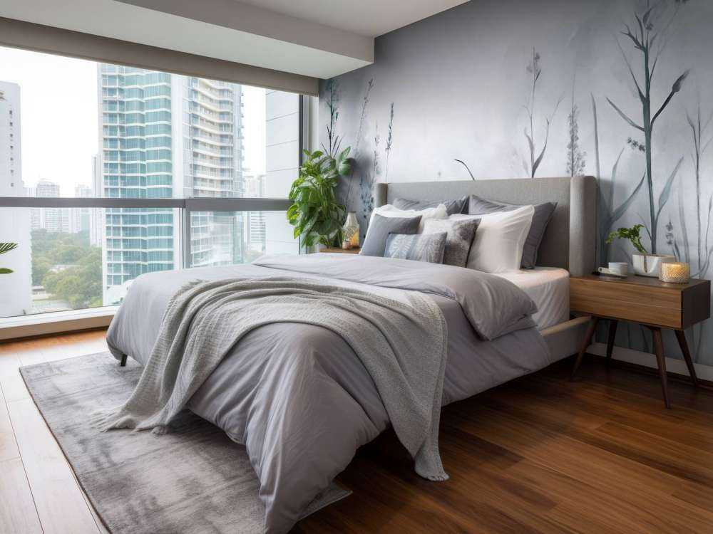 Silence du matin Doux Bleu