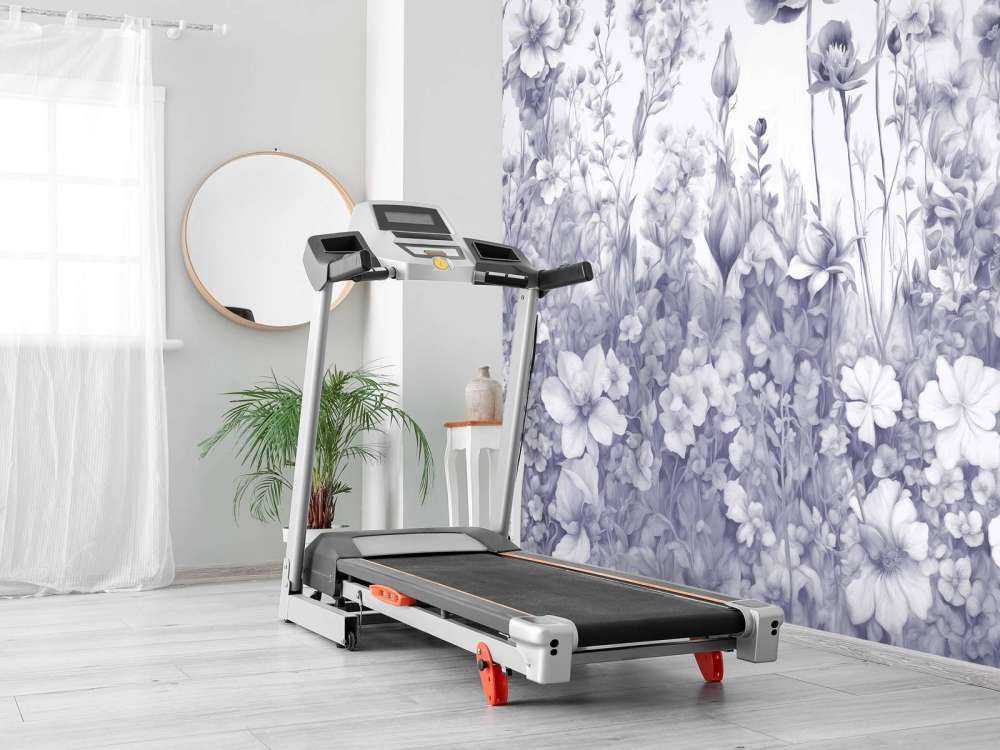 Fleurs de mon âme sans couture - violet