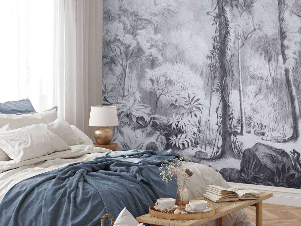 Forêt tropicale - gris