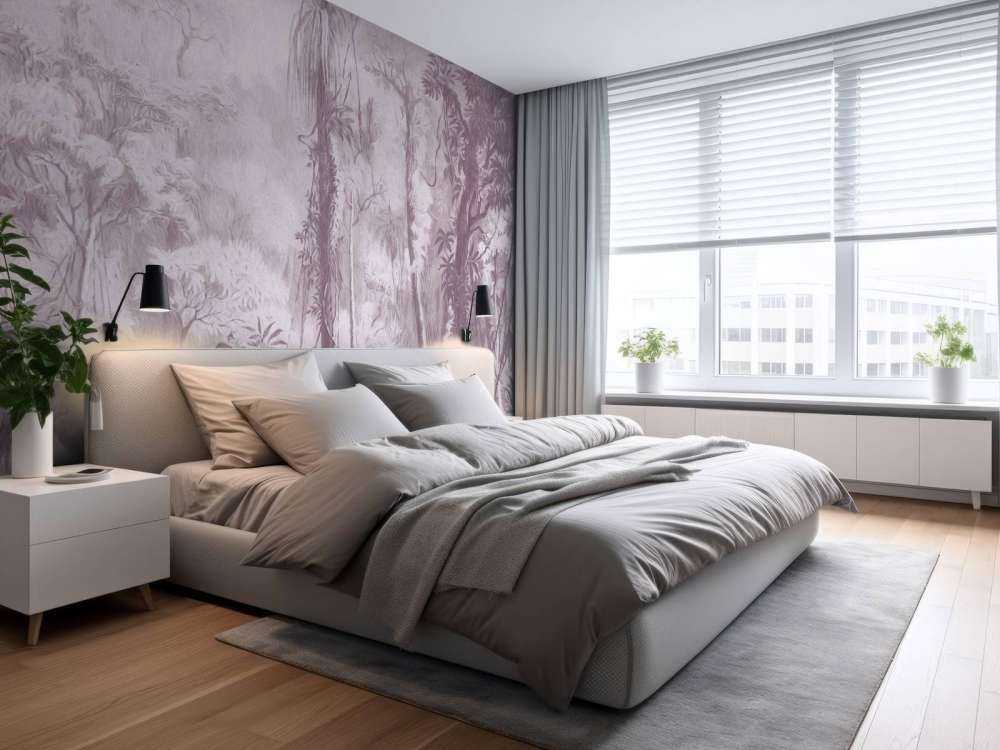 Forêt tropicale - rose