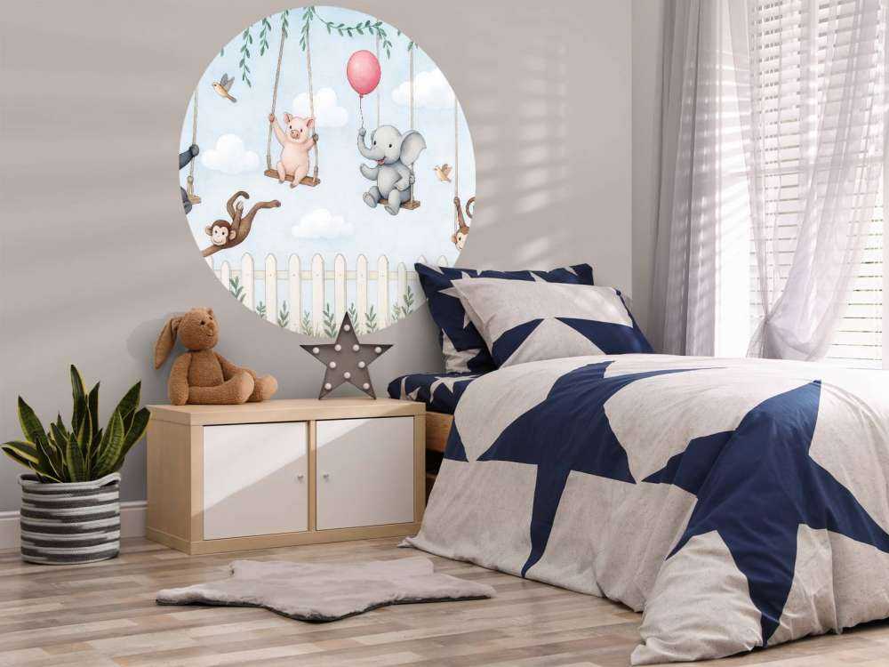 Amis des animaux dans le jardin d'enfants