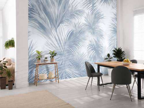 Palm Extravaganza Bleu