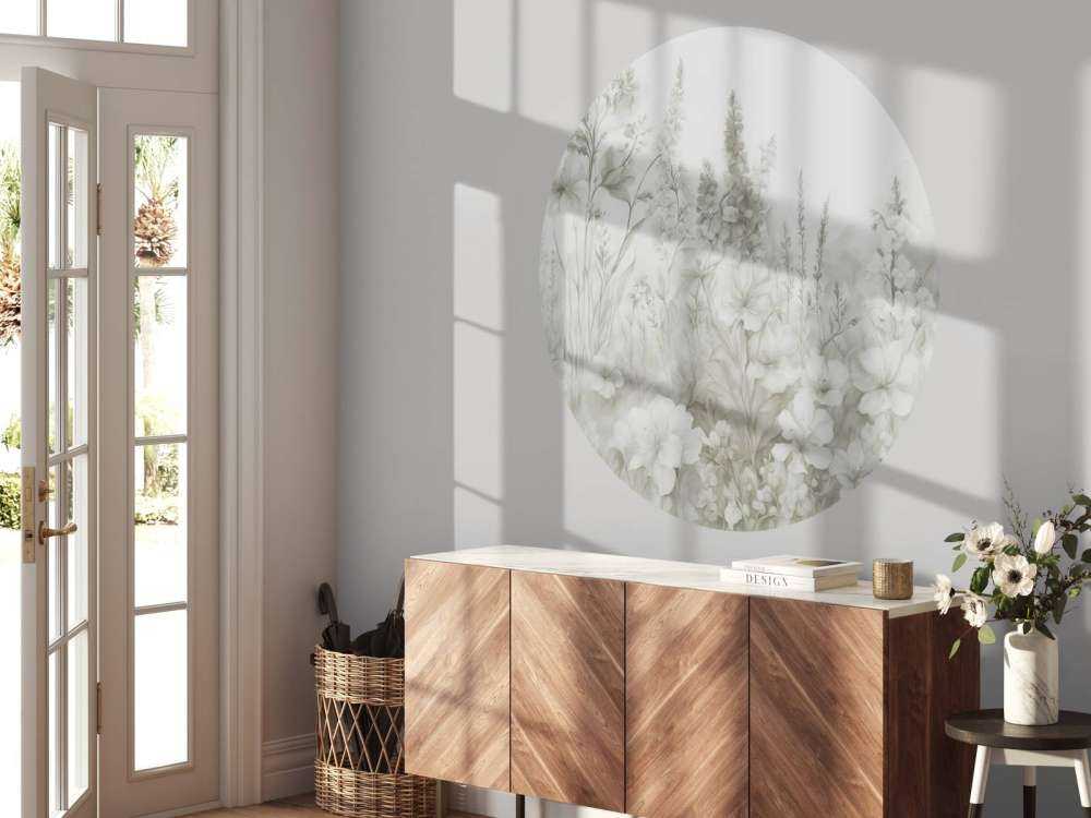 Jardin anglais tendre - vert menthe