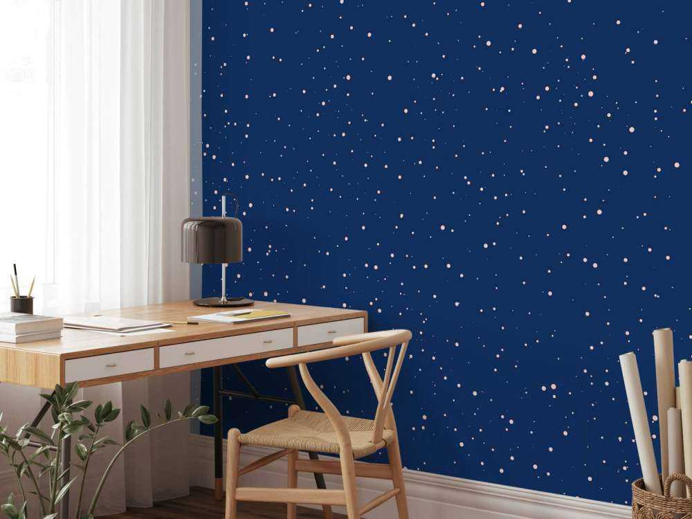 Nuit calme pleine d'étoiles
