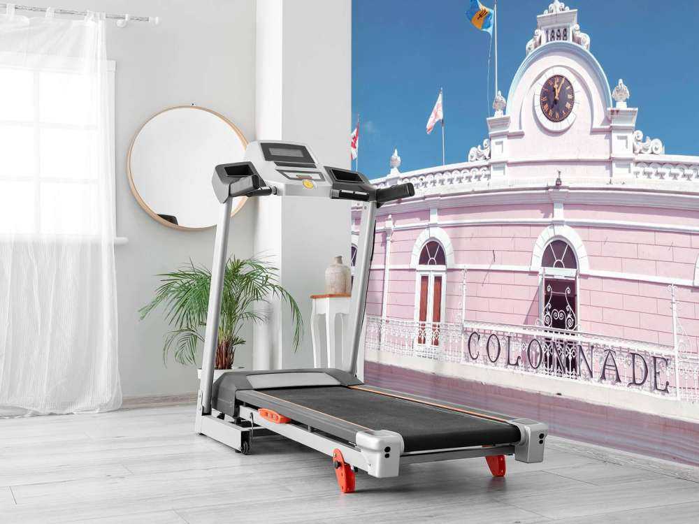 Bâtiment à colonnades à la Barbade.