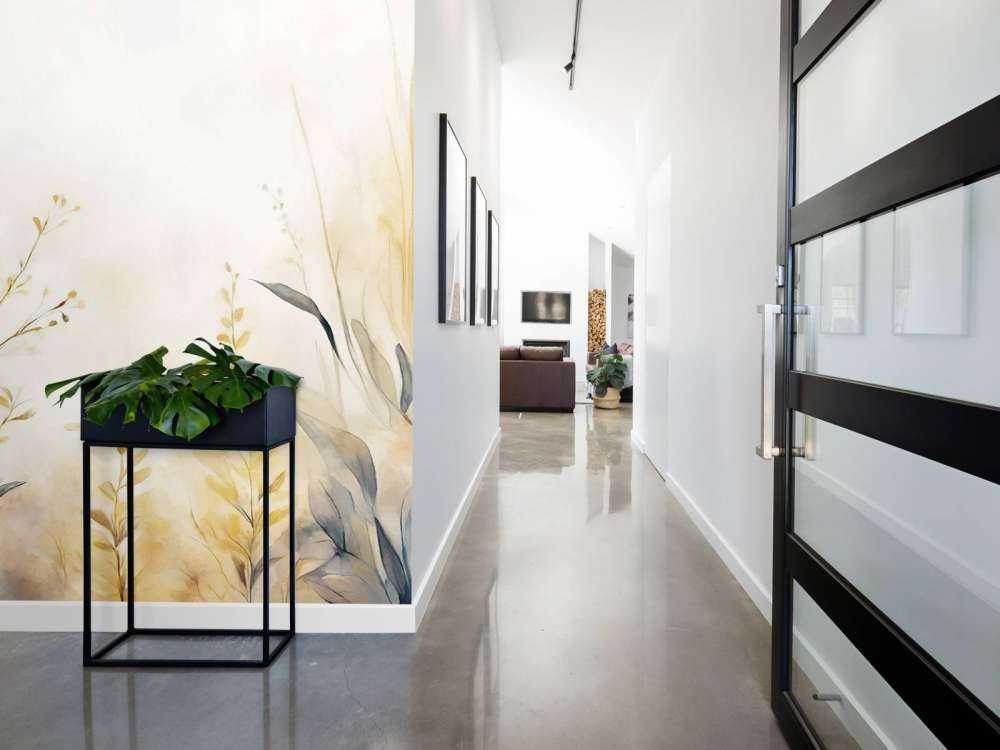 Jardin de paix - jaune doré