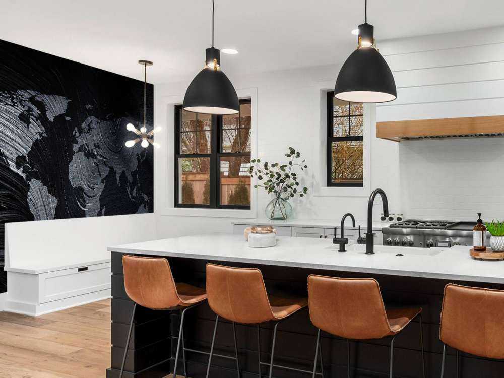 Carte du monde sur une feuille de palmier