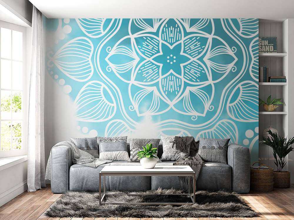 Mandala en aquarelle