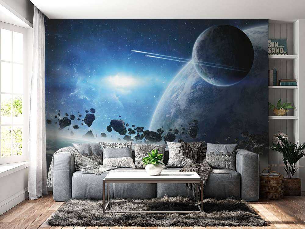 Lever de soleil dans l'espace