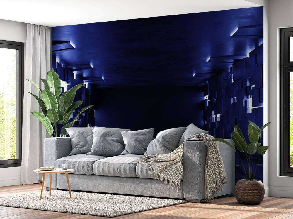 Chambre moderne et futuriste