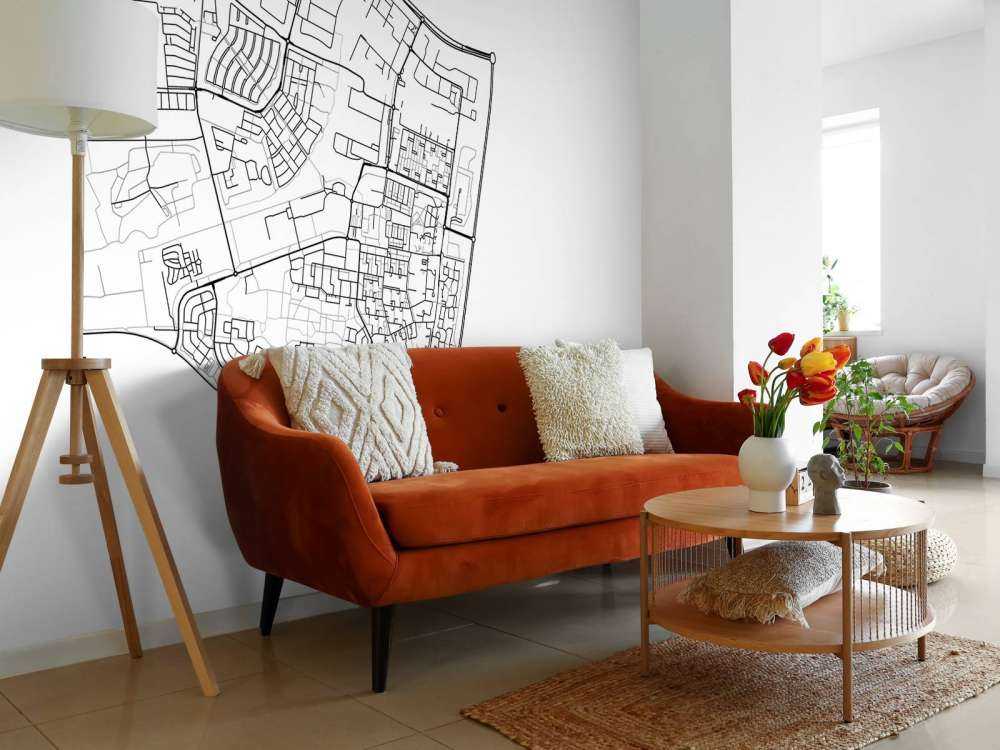 Carte de Dronten, blanc