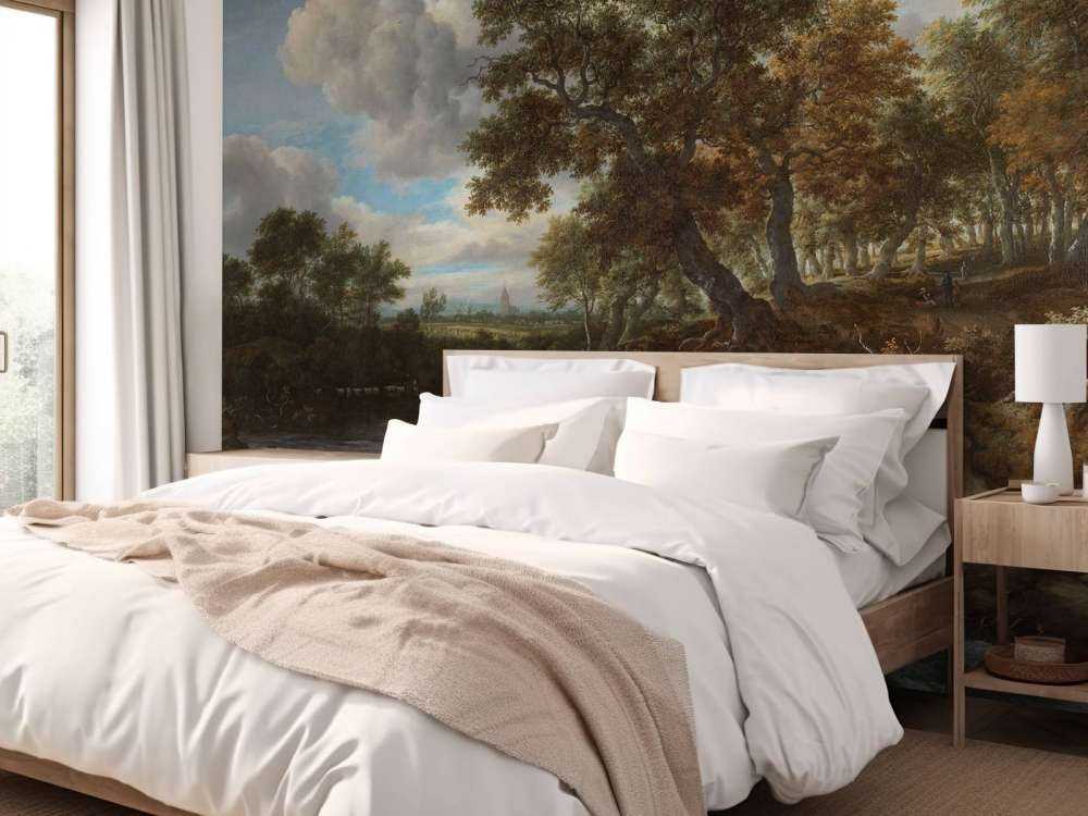 Paysage avec cascade