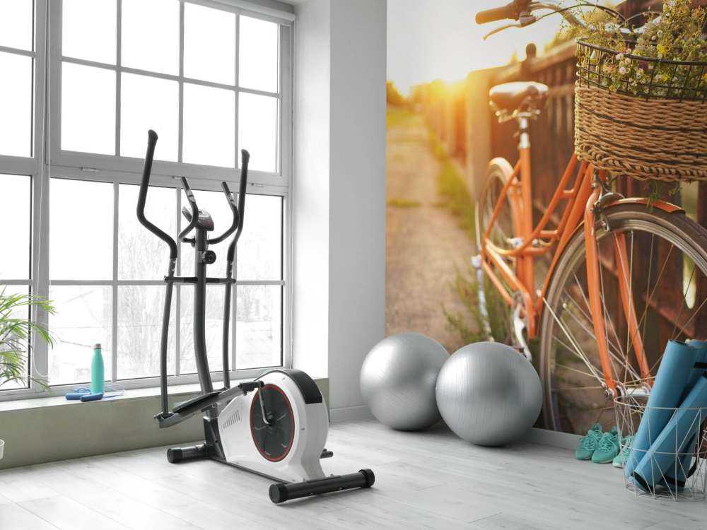 Vélo rouge avec panier