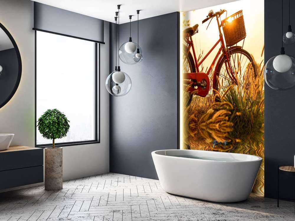 Vélo coucher du soleil