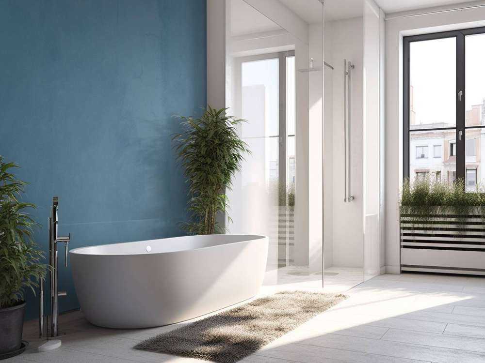 Béton bleu ardoise