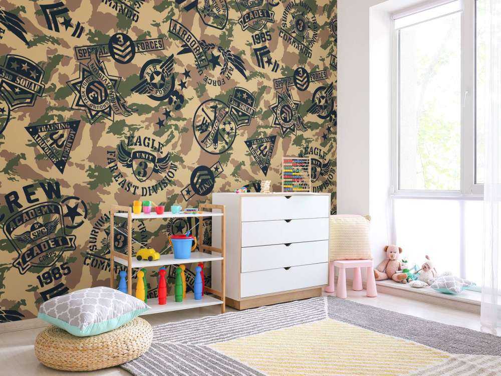 Camouflage avec logos