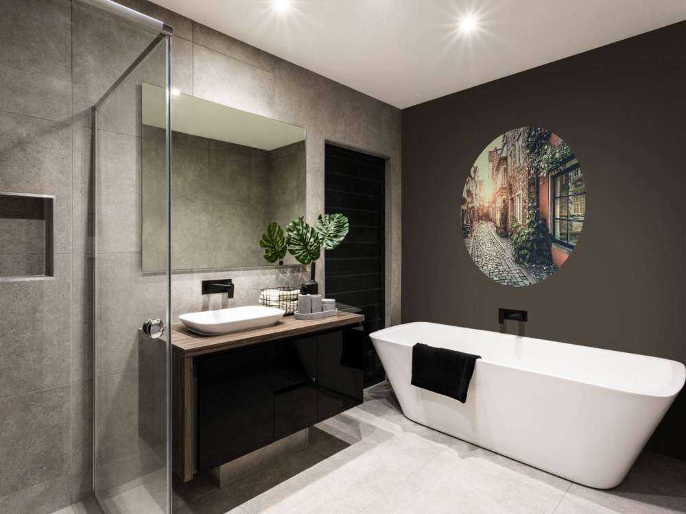 Coucher de soleil dans une vieille rue