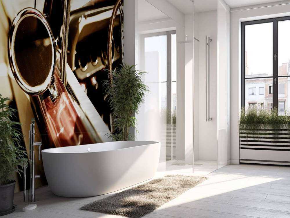 Gros plan sur la voiture de collection rouge