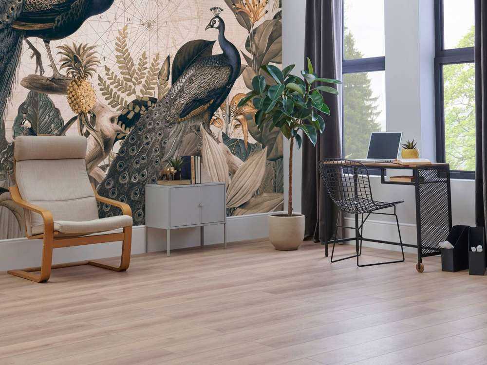 Rêverie vintage paon bleu beige