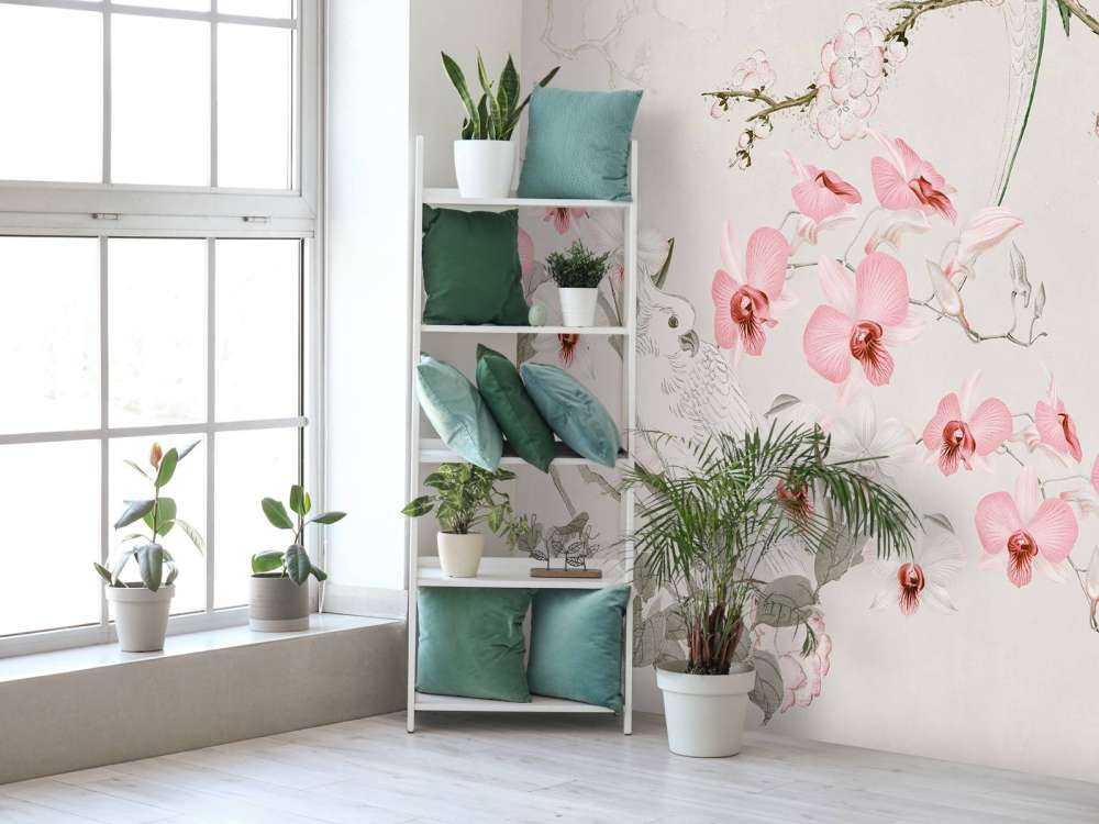 Chinoiserie avec cacatoès