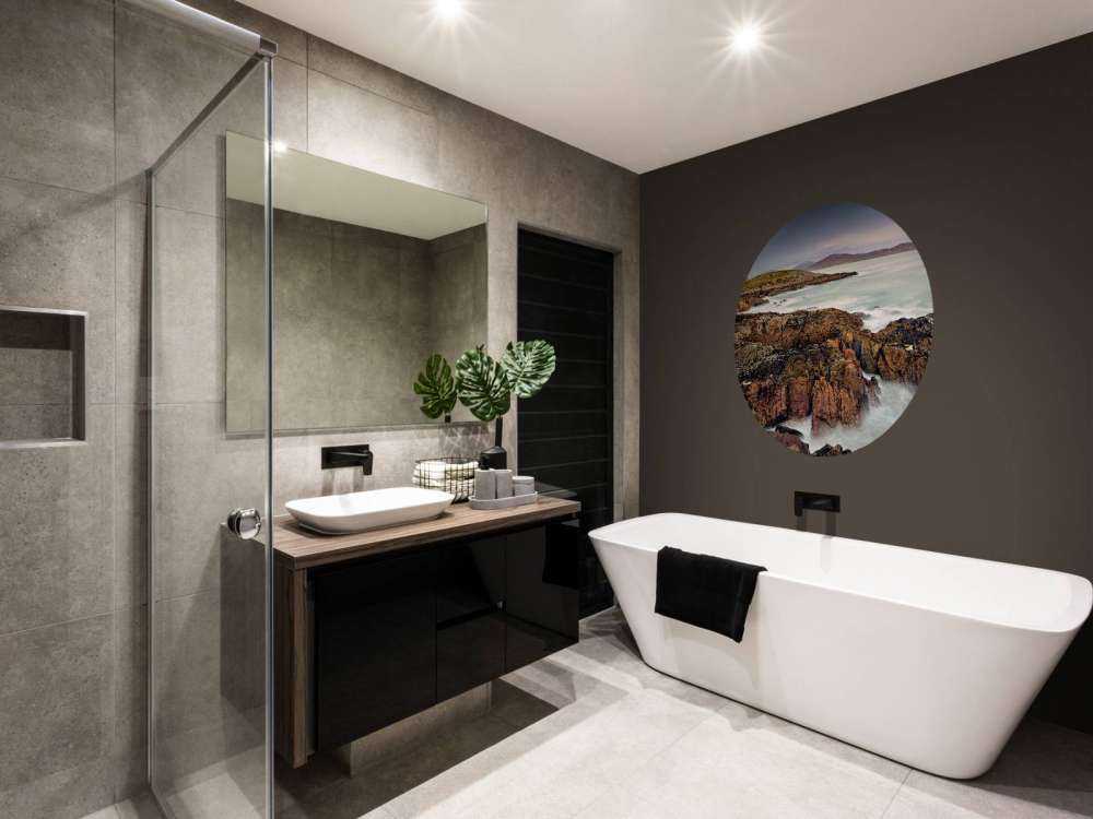 Rivage avec des rochers