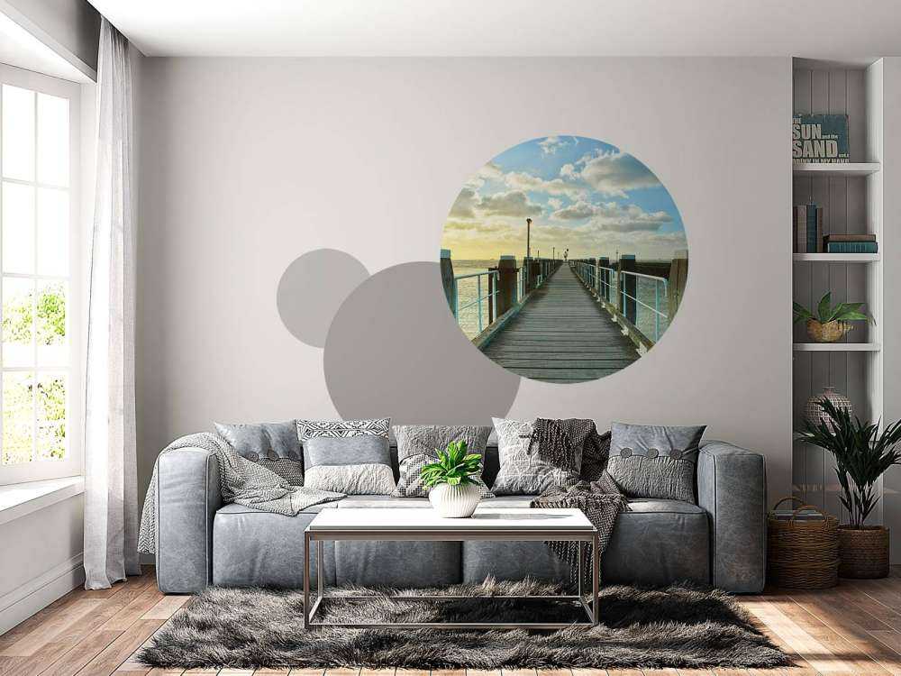 Échafaudages sur la côte