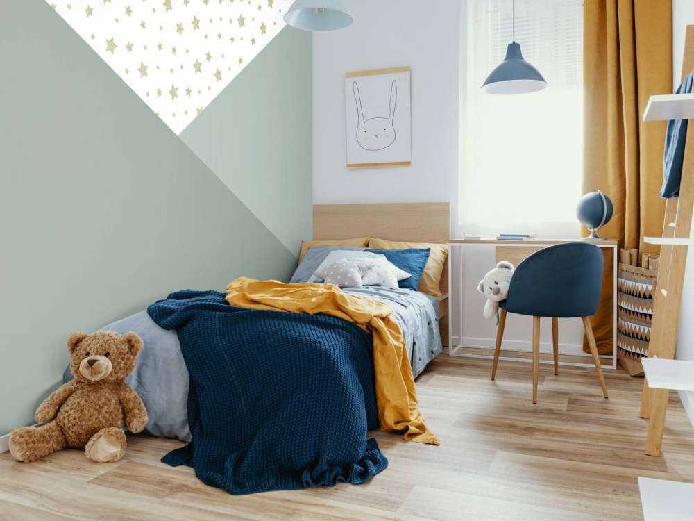 Triangles verts avec des étoiles