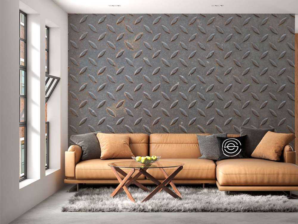 Gros plan sur l'acier