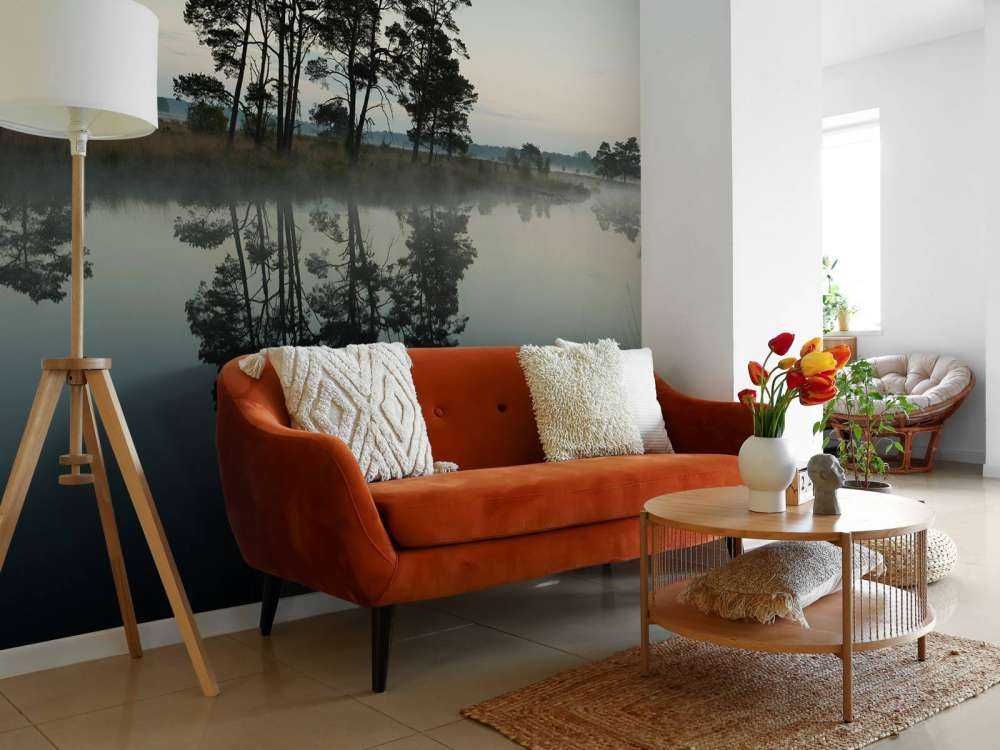 Les arbres le long des forêts