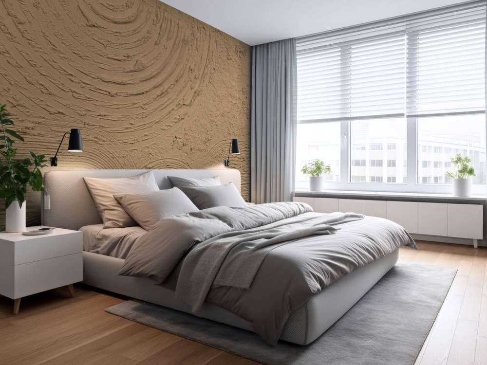 Formes et lignes organiques en brun doré