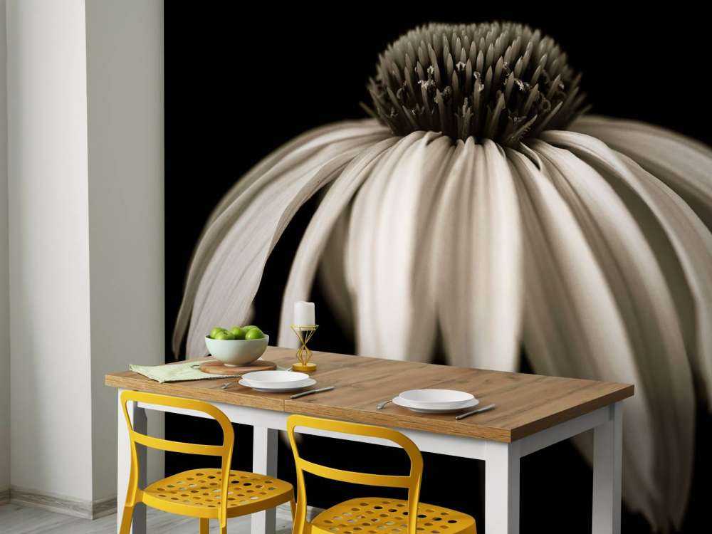 Fleur de cône en gros plan