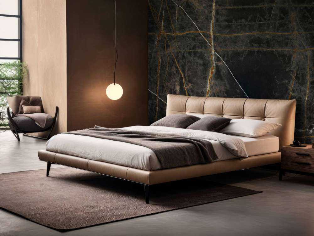 Marbre noir avec des tons de cuivre