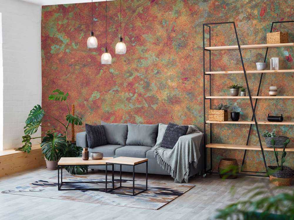 Métal industriel oxydé