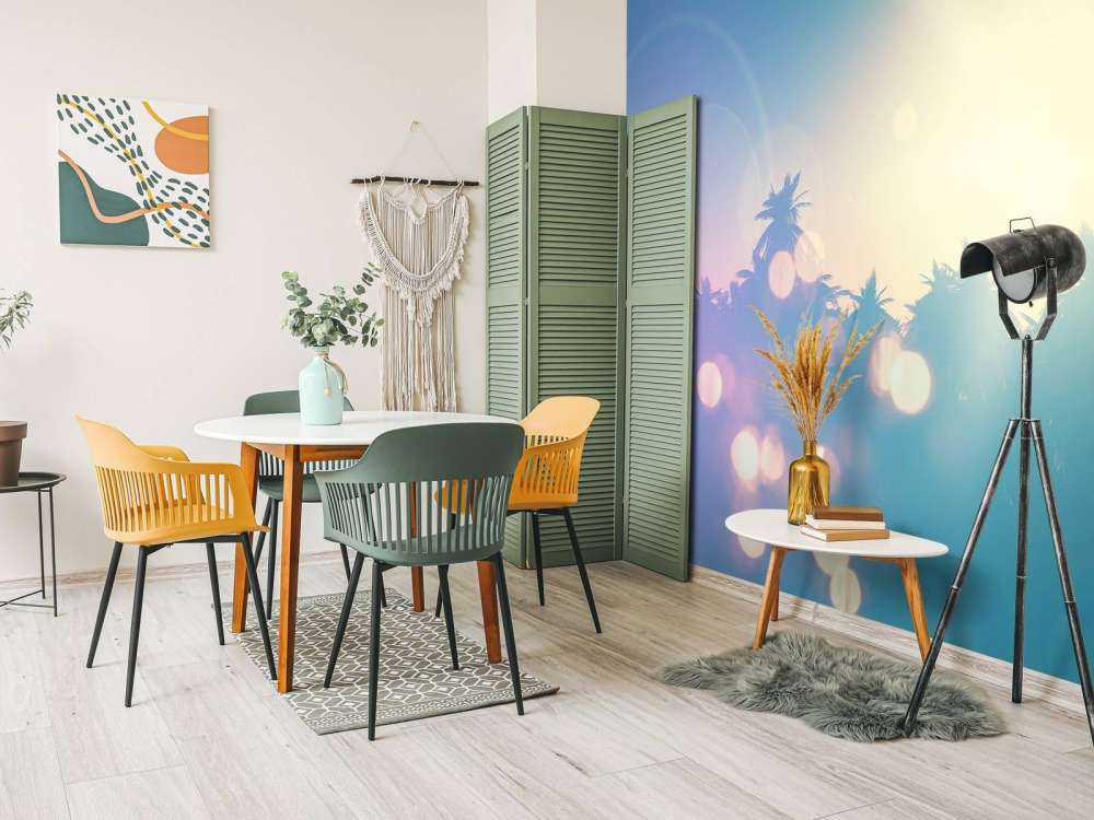 Palmiers avec effet rétro