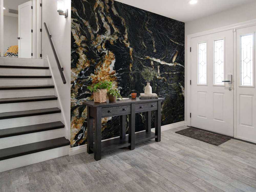 Marbre avec structure légère