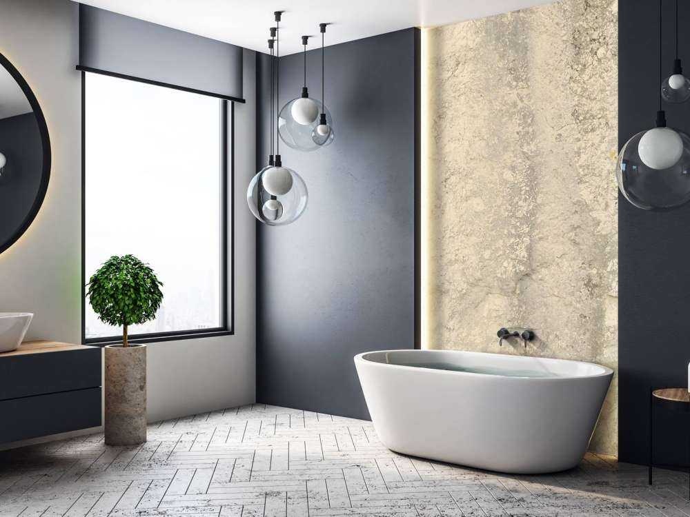 Mur de roche beige