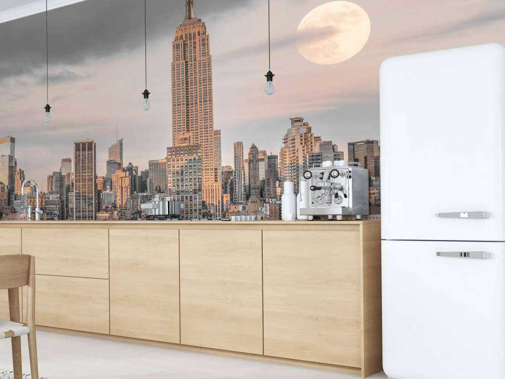 Empire State Building avec skyline