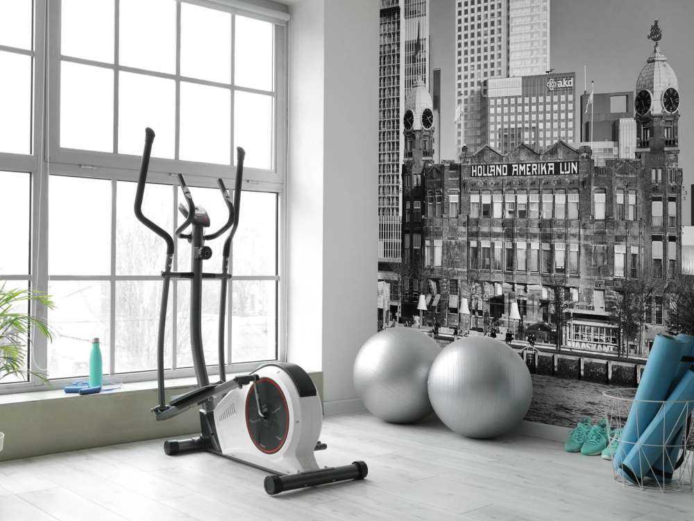 Hôtel New York Rotterdam en noir et blanc