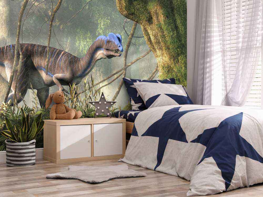 Dinosaures dans la forêt