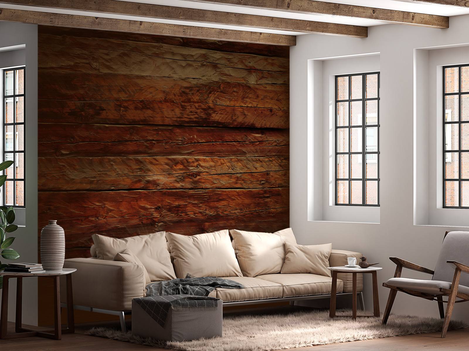 Mur en bois