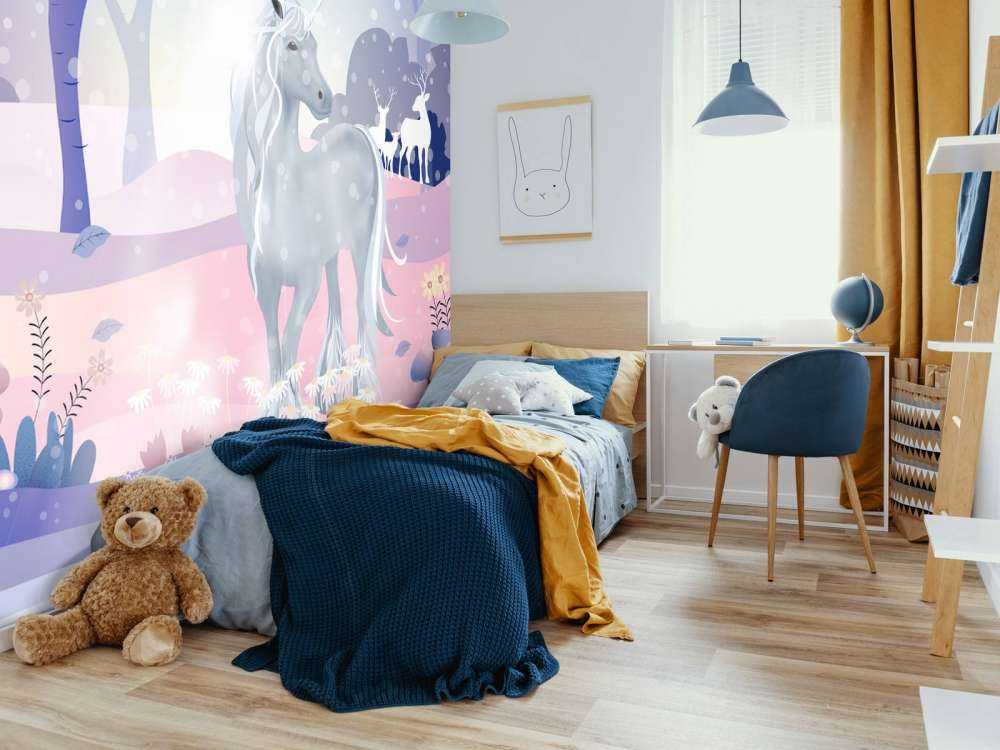 Licorne dans la neige