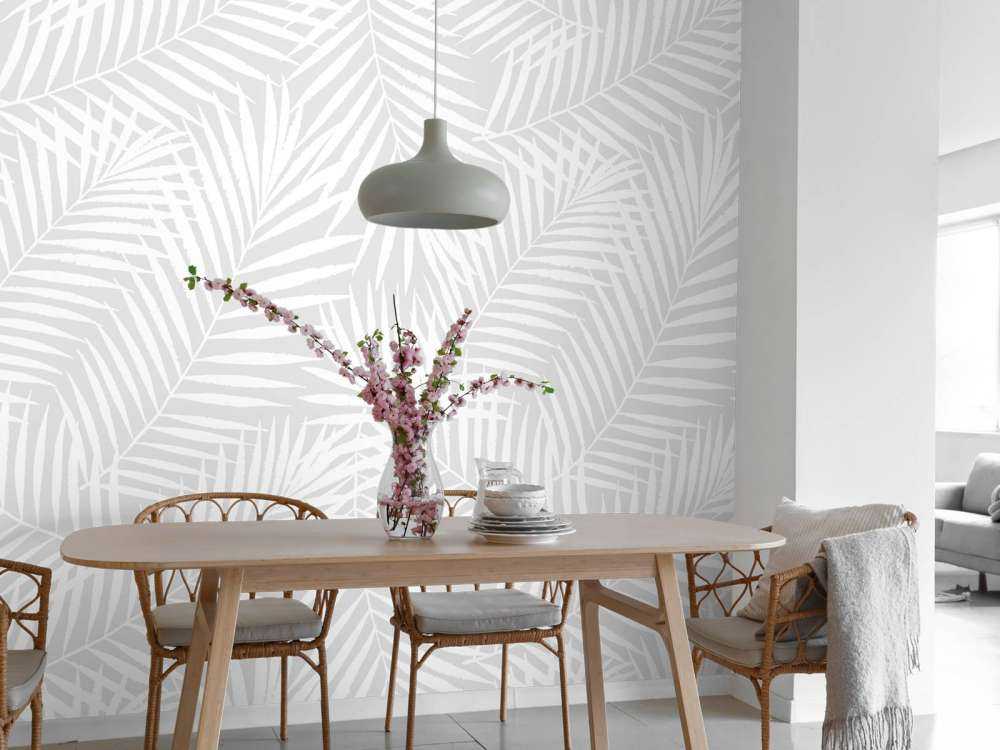 Motif avec feuille de palmier