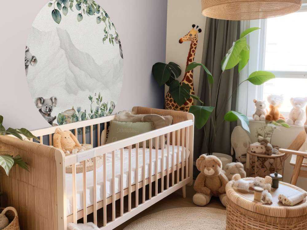 Paysage de koalas en couleurs