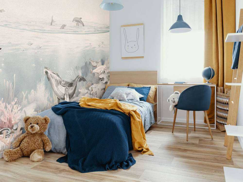 Paysage Océanique avec Animaux