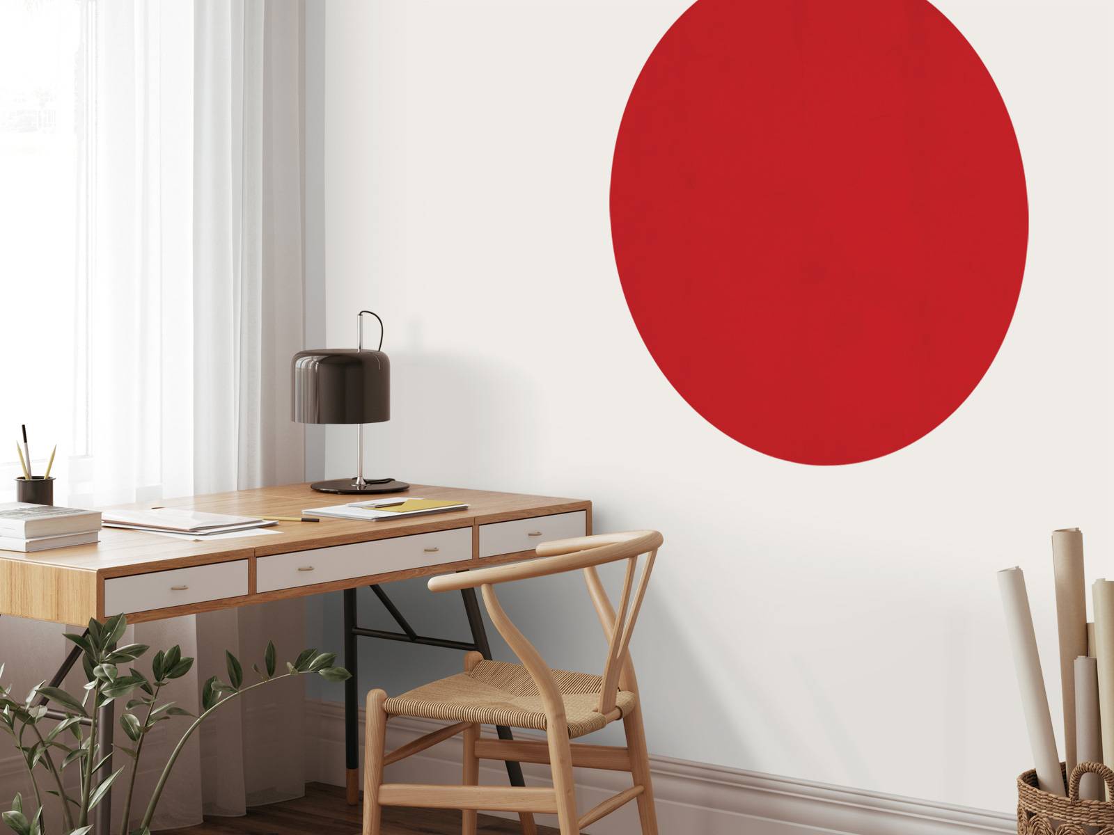 Béton rouge rubis