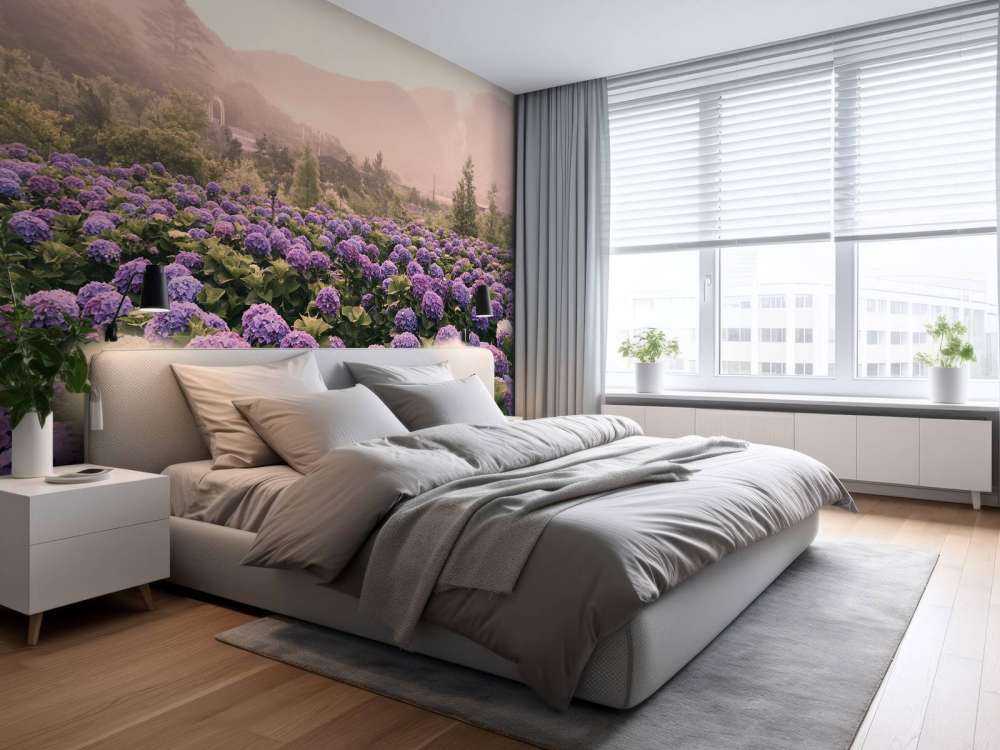 Hortensias à Beitou