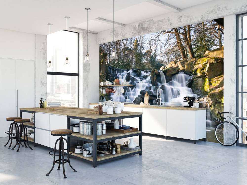 Chute d'eau en hiver