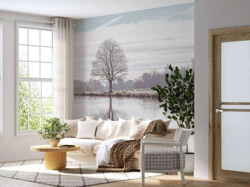 Arbre dans un brouillard