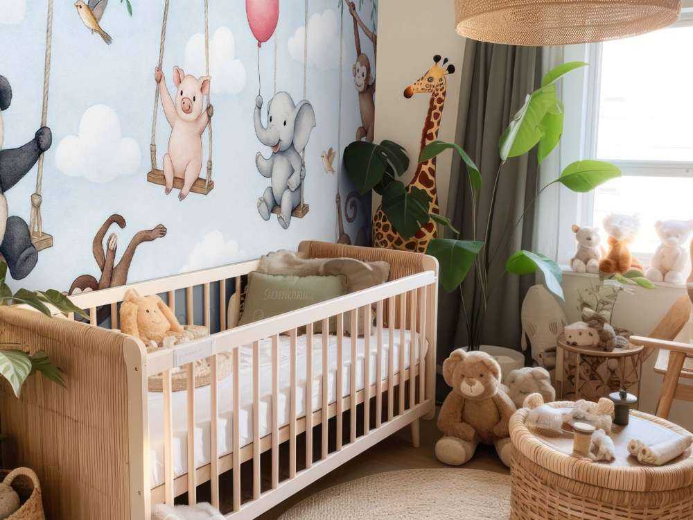 Amis des animaux dans le jardin d'enfants